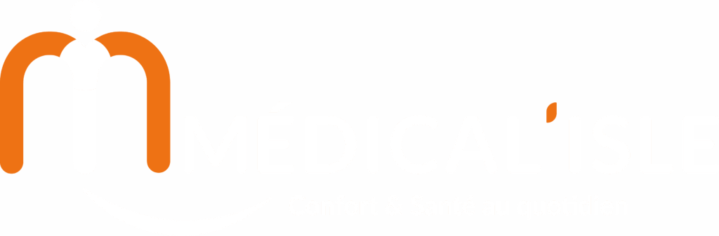 logo medical isle magasin materiel medical orange
