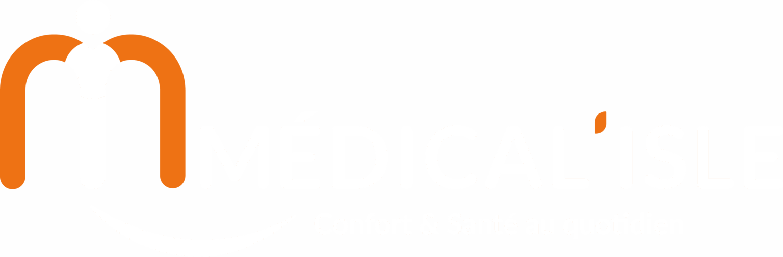 logo medical isle magasin materiel medical orange